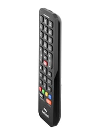 Univerzálny diaľkový ovládač Meliconi Easytel TV+ pre TV a Smart TV, čierny, rýchle tlačidlá Netflix a Home, detská poistka, jednoduché programovanie 3