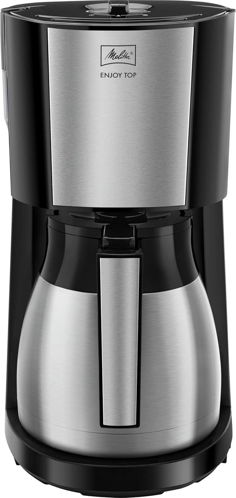 Melitta 1017-08 Enjoy Toptherm Filter Coffee Machine, Stainless Steel, Black