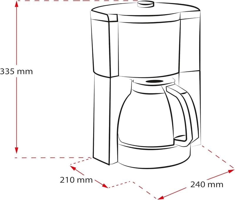 Melitta Aroma Selector Look V Perfection kávéfőző 1,25 literes