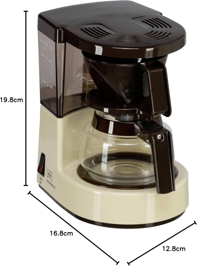 Melitta Aromaboy Filteres Kávéfőző Üvegkancsóval 2 Csészés