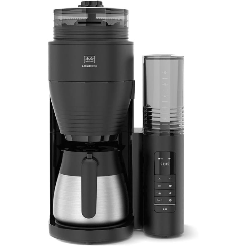 Cafetieră Melitta AromaFresh Therm Pro, 1L, cu termos, oprire automată, 1000W, Negru