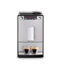 Automatický kávovar Melitta Caffeo Solo E950 s funkciou predhrievania, 15 barov, LED displej, výškovo nastaviteľný výtok, strieborný 1