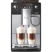 Automatický kávovar Melitta Latticia OT F300-101 s mliečnym systémom, tichým mlynčekom, funkciou One Touch, 1,5 l nádržkou na vodu, strieborná/čierna 1