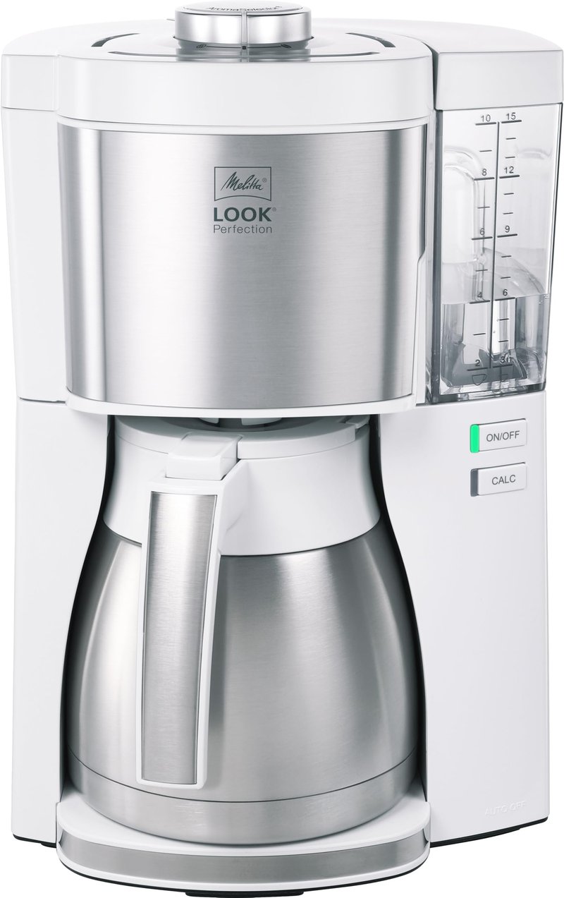 Filtračný kávovar Melitta Look V Therm Perfection, 1,25 litra - čierny