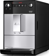 Automatický kávovar Melitta Purista F 230-102 so vstavaným kónickým mlynčekom, funkciou obľúbenej kávy, 5 stupňami mletia, strieborno-čierny 2