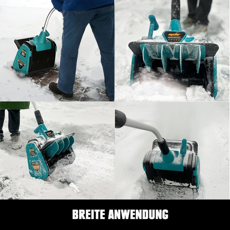 Mellif 18V Makita akkus hótolómaró 900W, 33,5cm munkaszélesség