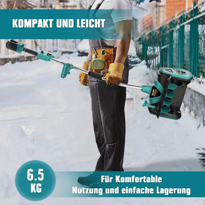 Mellif 18V Makita akkus hótolómaró 900W, 33,5cm munkaszélesség