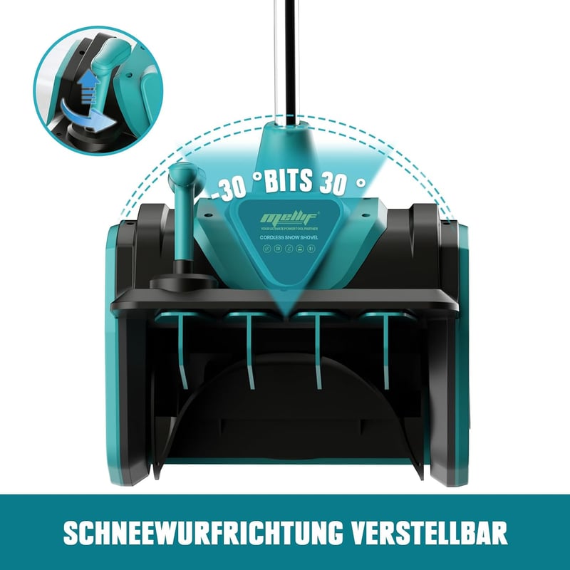 Mellif 18V Makita akkus hótolómaró 900W, 33,5cm munkaszélesség