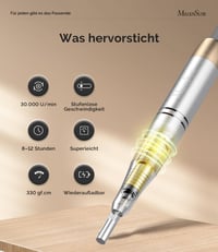 MelodySusie 2 az 1-ben Elektromos pilník na nechty s klipom a stojanom pre nechtové dizajnérky a profesionálky 3