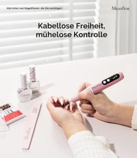 MelodySusie PC90G prenosná bezdrôtová brúska na nechty v tvare pera a manikúrový prístroj 3