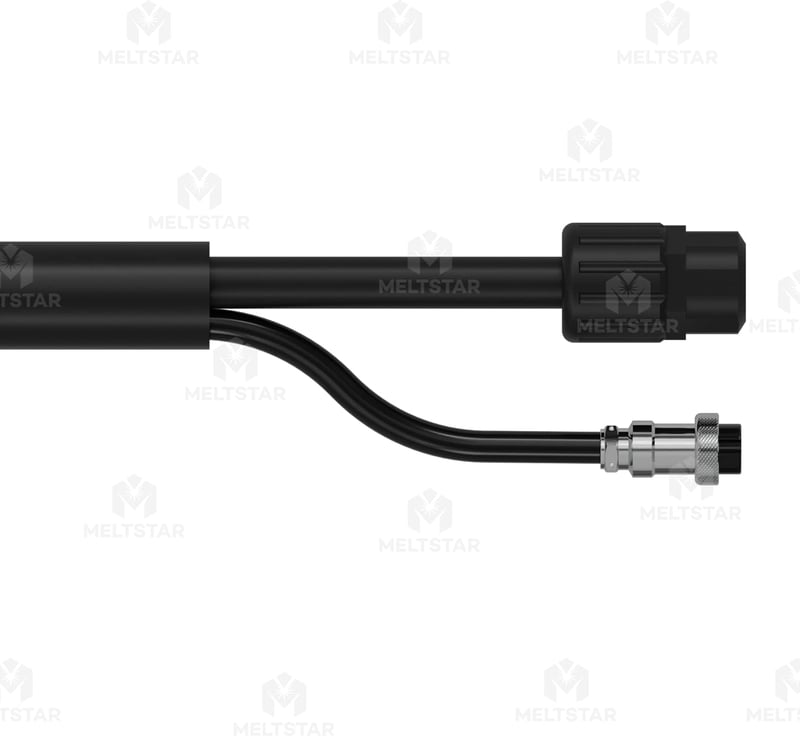 MELTSTAR WP17 SR17 TIG Hegesztőpisztoly 4m 150A Léghűtéses M16x1.5 Csatlakozással 2 Pólusú Vezérlőkábellel