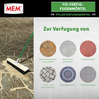 MEM Fix-Fertig-Fugenmörtel Gotovi mort za fugiranje otporan na vremenske uvjete, pijesak protiv korova 12,5 kg 5