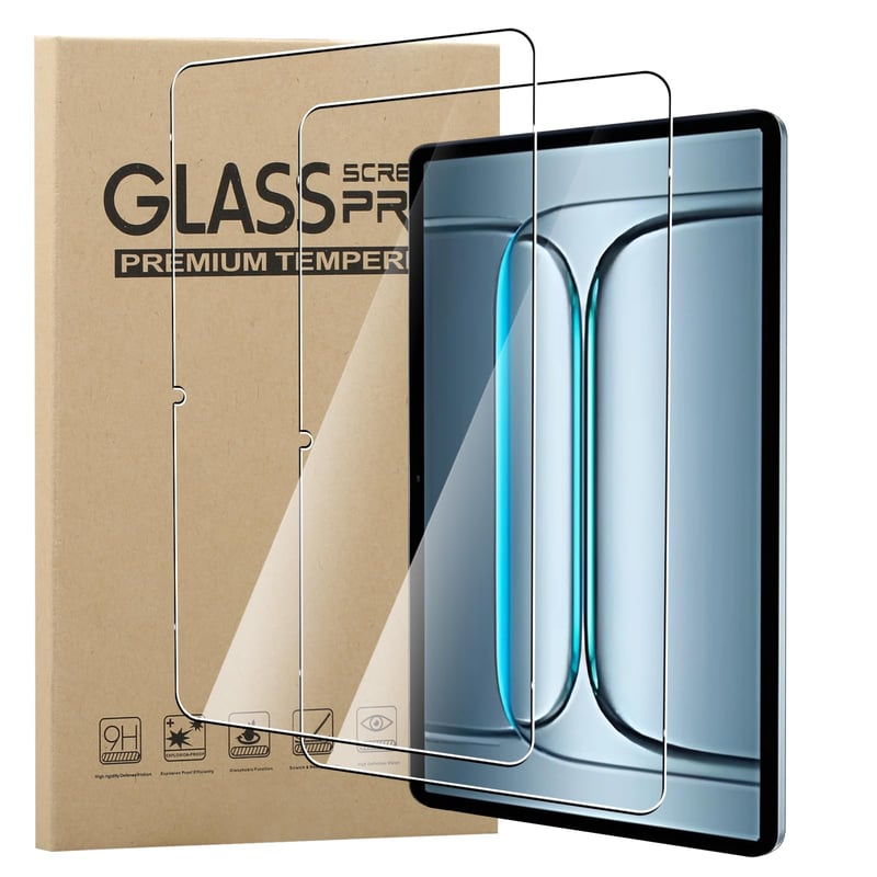 Folie de protecție din sticlă securizată MEMELOKA pentru tabletă OnePlus Pad Lite / OPPO Pad SE de 11 inchi, 2 bucăți, duritate 9H, rezistentă la zgârieturi și amprente