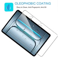 Folie de protecție din sticlă securizată MEMELOKA pentru tabletă OnePlus Pad Lite / OPPO Pad SE de 11 inchi, 2 bucăți, duritate 9H, rezistentă la zgârieturi și amprente 4