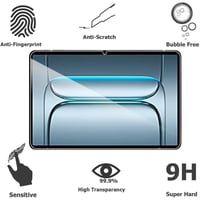 Folie de protecție din sticlă securizată MEMELOKA pentru tabletă OnePlus Pad Lite / OPPO Pad SE de 11 inchi, 2 bucăți, duritate 9H, rezistentă la zgârieturi și amprente 2