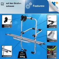 Nosič bicyklov Menabo Steel Bike – Bezpečný a stabilný držiak na bicykle na auto 6