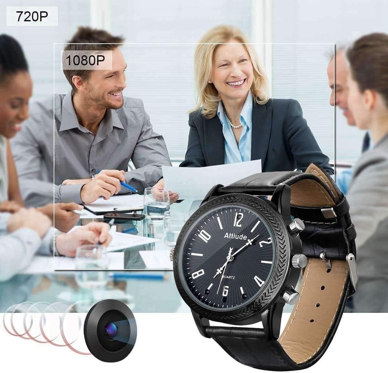 Menborn Okosóra Fekete Bőr Szíjjal - Leather Strap