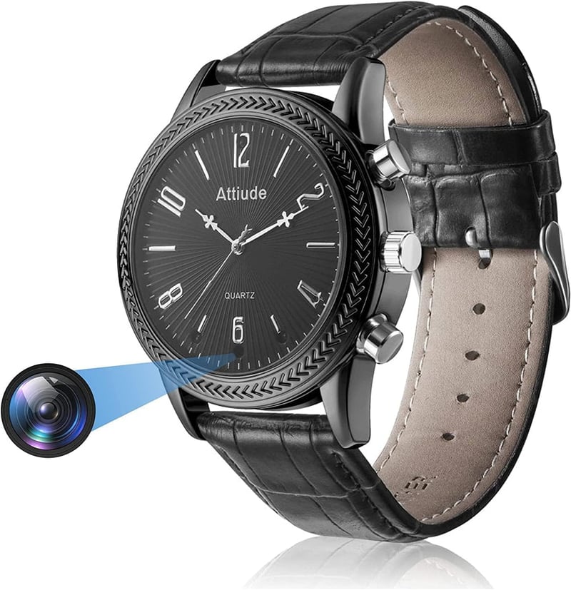 Menborn Okosóra Fekete Bőr Szíjjal - Leather Strap