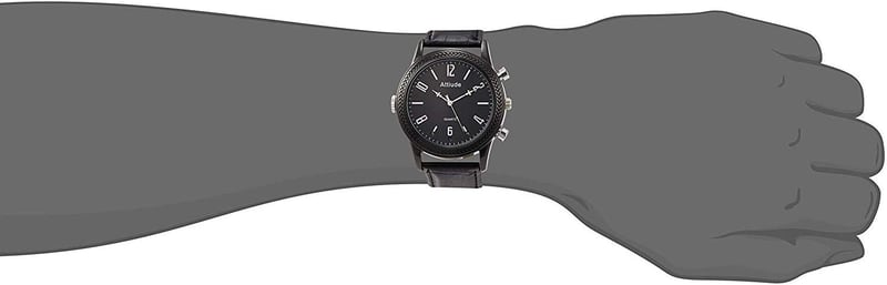 Menborn Okosóra Fekete Bőr Szíjjal - Leather Strap