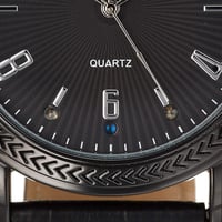Menborn Okosóra Fekete Bőr Szíjjal - Leather Strap 2