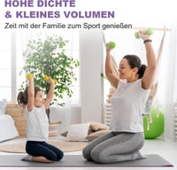 MENCIRO Kézisúly szett 2 darab 0,5-2 kg otthoni edzéshez és erőedzéshez - 1 Pair (1KG), purple 6