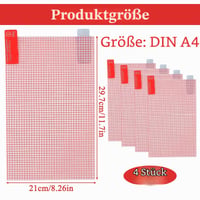 Univerzálna matná ochranná fólia MENUY A4 HD, 4 ks, strihateľný PET materiál, antireflexná ochrana pre GPS, fotoaparáty, hodinky, tablety a iné displeje 2