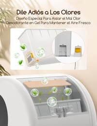 Litieră Autocurațătoare Meowant cu Control prin Aplicație și Odorizant – Toaletă Automată pentru Pisici cu Sistem Avansat de Siguranță 4