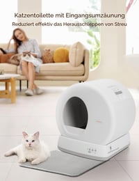 Litieră Autocurațătoare Meowant cu Control prin Aplicație și Odorizant – Toaletă Automată pentru Pisici cu Sistem Avansat de Siguranță 6