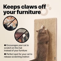 Meowtivation Macska Kaparópad Szizál 60x40cm Bézs 3