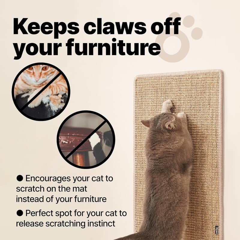 Meowtivation Macska Kaparópad Szizál 60x40cm Bézs