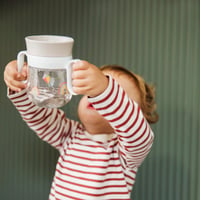 Detský pohár na pitie Mepal 360° Mio Little Dutch - Netekúci učiaci pohárik - 300 ml - Fairy Garden 7