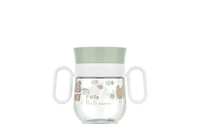 Cană de învățare Mepal 360° Mio Little Dutch 200 ml - model Little Farm, anti-picurare, margine de băut pe ambele fețe, mânere ușor de apucat 2