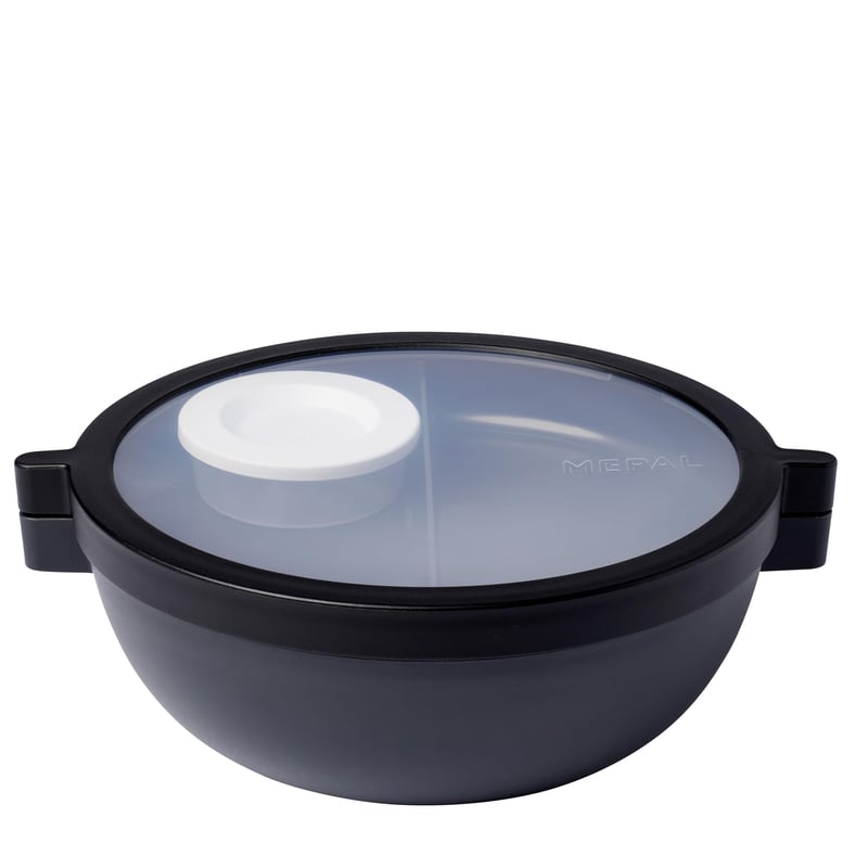 Bol pentru alimente Mepal Basic Bento Bowl Vita 1,5 L, Nordic Black