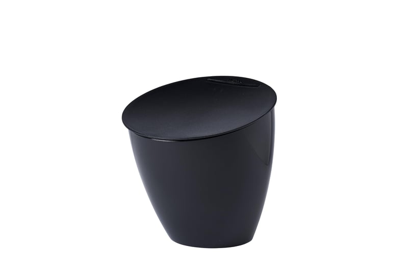 Mepal Calypso kanta za kuhinjski otpad s poklopcem – 2200 ml – Nordic black – komposter periv u perilici posuđa