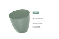 Mepal Calypso kanta za kuhinjski otpad s poklopcem – 2200 ml – Nordic black – komposter periv u perilici posuđa 2