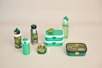 Cutie de prânz Mepal Campus Dino pentru copii - Caserolă cu furculiță și compartimente, închidere cu clips, fără BPA, compatibilă cu mașina de spălat vase, 750 ml 8