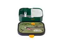 Cutie de prânz Mepal Campus Dino pentru copii - Caserolă cu furculiță și compartimente, închidere cu clips, fără BPA, compatibilă cu mașina de spălat vase, 750 ml 2