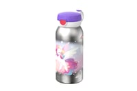 Sticlă de apă pentru copii Mepal Campus din oțel inoxidabil, cu capac tip flip-top cu buton, etanșă, 600 ml, Unicorn Glow 1