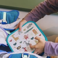 Desiatový box Mepal Campus, 1,3 l, farba Cool Blue – nádoba na potraviny pre školákov aj dospelých 6