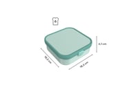 Desiatový box Mepal Campus, 1,3 l, farba Cool Blue – nádoba na potraviny pre školákov aj dospelých 4