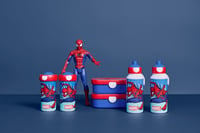 Mepal Campus kutija za užinu za djecu 750 ml - Spiderman - bez BPA, periva u perilici posuđa, bento kutija s pretincima, vilicom i kopčom za zatvaranje 8