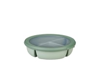 Dóza na potraviny Mepal Cirqula Bento Bowl s 3 priehradkami, vzduchotesná, 1000 ml, farba Nordic Sage 1