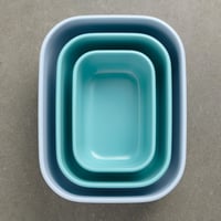 Recipient pentru alimente dreptunghiular Mepal Cirqula Multi Bowl - 3000 ml - Nordic Black - ermetic, potrivit pentru frigider și cuptorul cu microunde 5