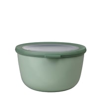 Recipient alimentar rotund Mepal Cirqula - Nordic Sage - 2000 ml - cu capac detașabil - rezistent la șocuri - etanș - potrivit pentru congelator și mașina de spălat vase 1