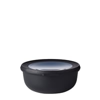 Viacúčelová miska Mepal Cirqula Round 750 ml Nordic Black s odnímateľným vekom, vhodná do mikrovlnnej rúry a umývačky riadu, odolná proti rozbitiu 1
