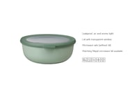 Mepal Cirqula Round Multi Bowl Vivid Mauve dóza na potraviny - 2250 ml, vzduchotesná, vhodná do mikrovlnnej rúry, vhodná do umývačky riadu, odolná proti rozbitiu 3