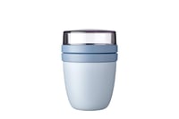 Mepal Ellipse Lunchpot posuda za hranu za musli i jogurt - 500 ml + 200 ml - Nordic Blue - prikladno za mikrovalnu pećnicu i perilicu posuđa 1