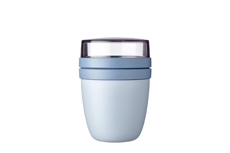 Mepal Ellipse Lunchpot posuda za hranu za musli i jogurt - 500 ml + 200 ml - Nordic Blue - prikladno za mikrovalnu pećnicu i perilicu posuđa