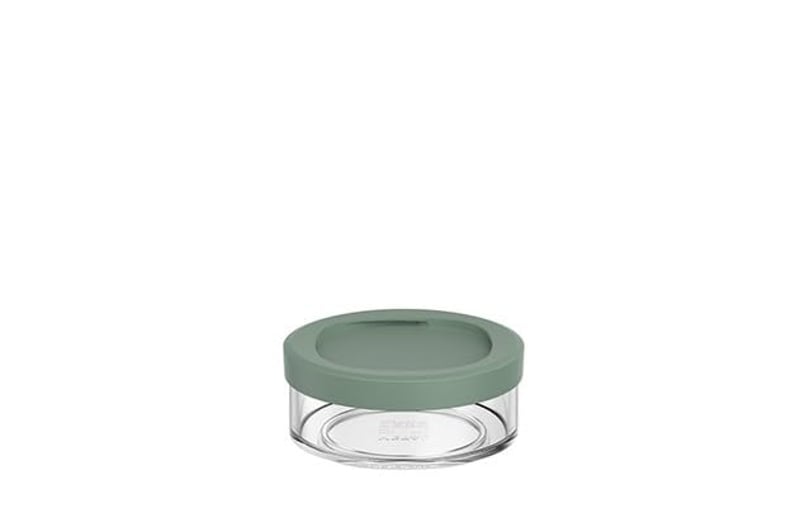 Recipient pentru Musli Mepal Ellipse cu Compartiment - 200 ml - Culoare Nordic Sage - Recipient pentru Mic Dejun