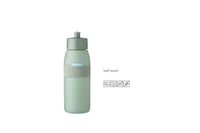 Bidon sport Mepal Ellipse 500 ml - Vivid Mauve - Piesă bucală retractabilă moale - Lavabil în mașina de spălat vase - Bidon pentru apă pentru sport și activități recreative 2